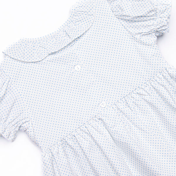 Bye Bye Butterfly Smocked Dress, Blue
