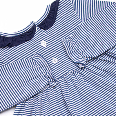 Berkley Long Sleeve Diaper Set, Navy Stripe