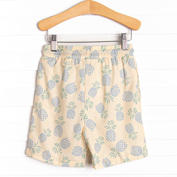 No Dole Days Swim Trunks, Blue