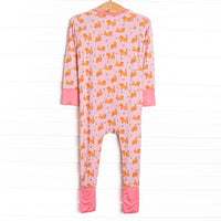 Snuggle Pup Bamboo Zippy Pajama, Pink