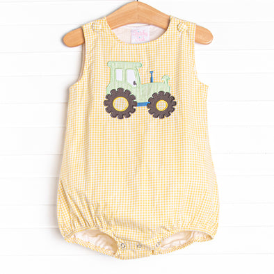 Farm Fields Applique Bubble, Yellow