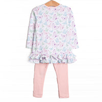 Butterfly Breeze Legging Set, Pink