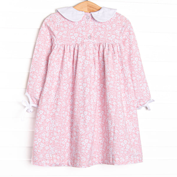 Garden Gate Collared Dress, Pink