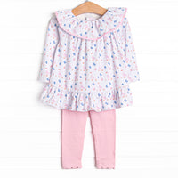 Gosling Garden Legging Set, Pink