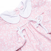 Garden Gate Collared Dress, Pink