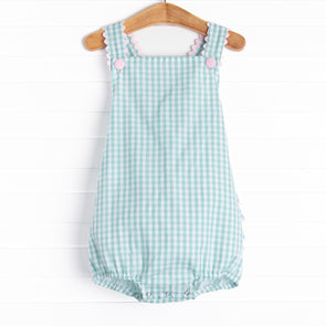 Mabel Bubble, Mint Gingham