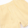 Farm Fields Applique Short Set, Yellow