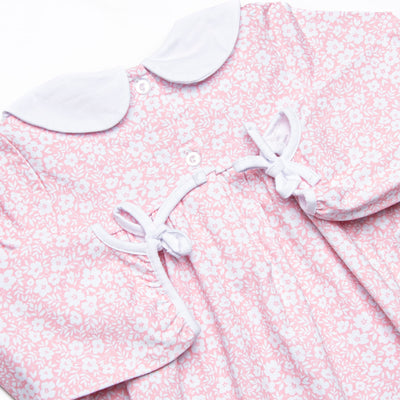 Garden Gate Collared Dress, Pink