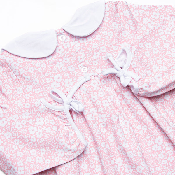 Garden Gate Collared Dress, Pink