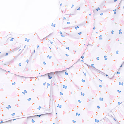 Gosling Garden Legging Set, Pink