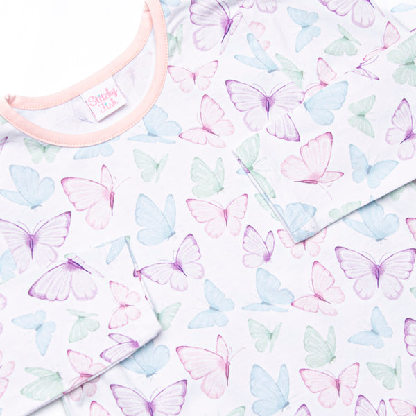 Butterfly Breeze Legging Set, Pink