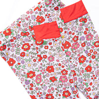 Red Blossom Beauty Bamboo Pajama Set, Red
