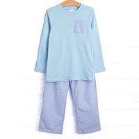 Winchester Wonder Pant Set, Blue