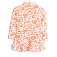 Tailgates and Touchdowns Tennis Dress, Orange