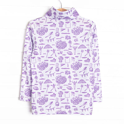 Tailgates and Touchdowns Pullover, Purple