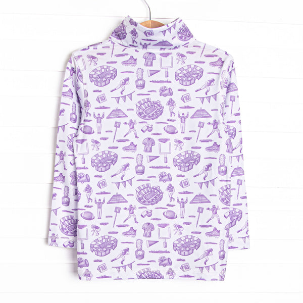 Tailgates and Touchdowns Pullover, Purple