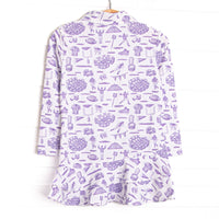 Tailgates and Touchdowns Tennis Dress, Purple