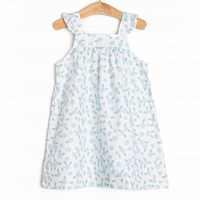 Berry Blue Bundles Dress, Blue
