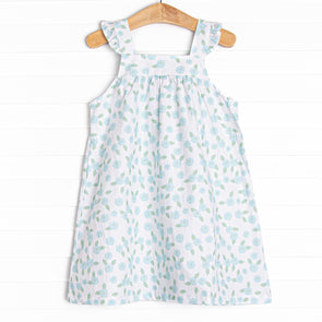 Berry Blue Bundles Dress, Blue