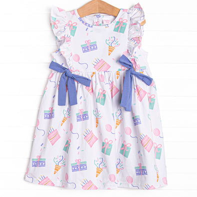 Girl's Party Favor Fun Dress in Purple Size 18M | Stitchy Fish Girl's Party Favor Fun Dress in Purple Size 18M | Stitchy Fish