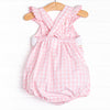 Beach Day Smocked Bubble, Pink