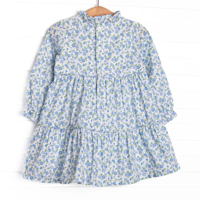 Blue Berry Blooms Dress, Blue