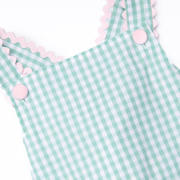 Mabel Bubble, Mint Gingham
