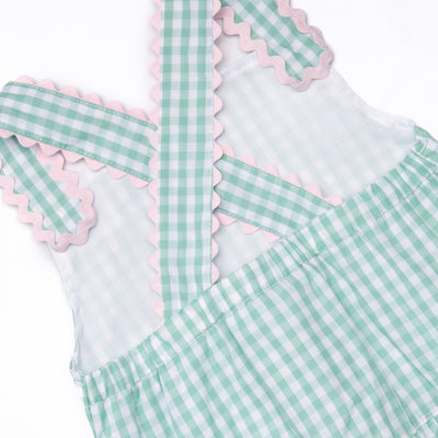 Mabel Bubble, Mint Gingham