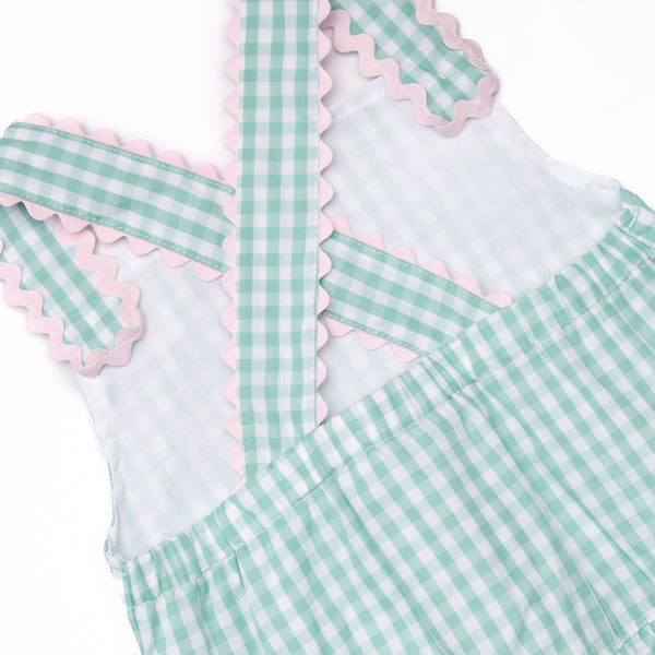 Mabel Bubble, Mint Gingham