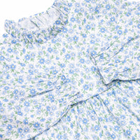 Blue Berry Blooms Dress, Blue