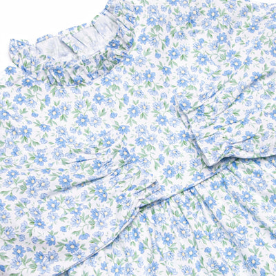 Blue Berry Blooms Dress, Blue