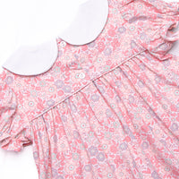 Pink Day Petals Smocked Legging Set, Pink