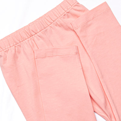 Pink Day Petals Smocked Legging Set, Pink