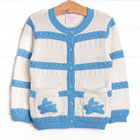 Cottontail Cardigan, Blue