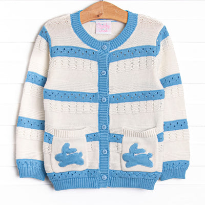 Cottontail Cardigan, Blue