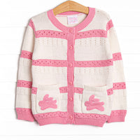 Cottontail Cardigan, Pink