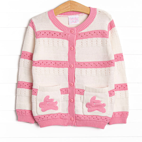Cottontail Cardigan, Pink