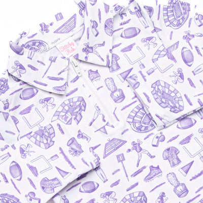 Tailgates and Touchdowns Tennis Dress, Purple