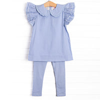 Countryside Coast Legging Set, Blue