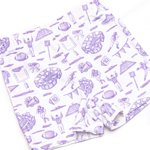 Tailgates and Touchdowns Tennis Dress, Purple