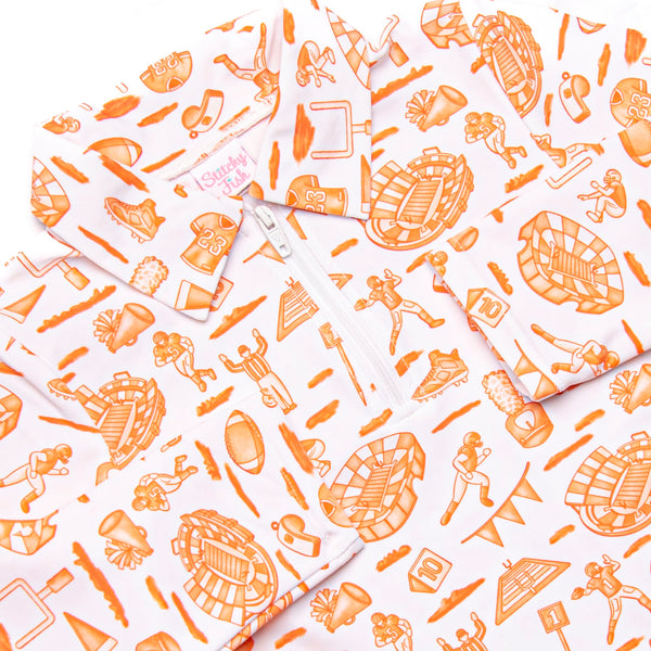 Tailgates and Touchdowns Tennis Dress, Orange