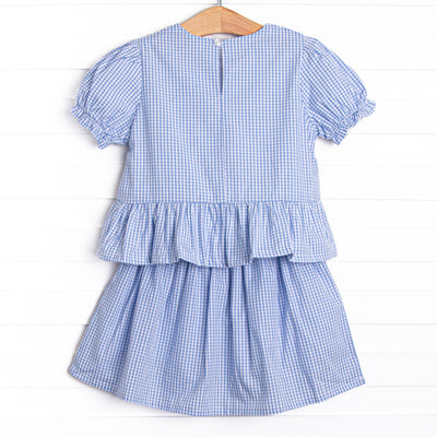 Countryside Coast Skirt Set, Blue