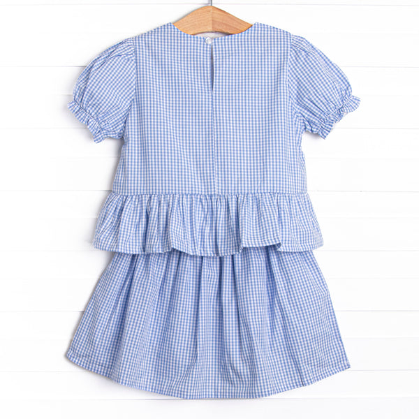 Countryside Coast Skirt Set, Blue