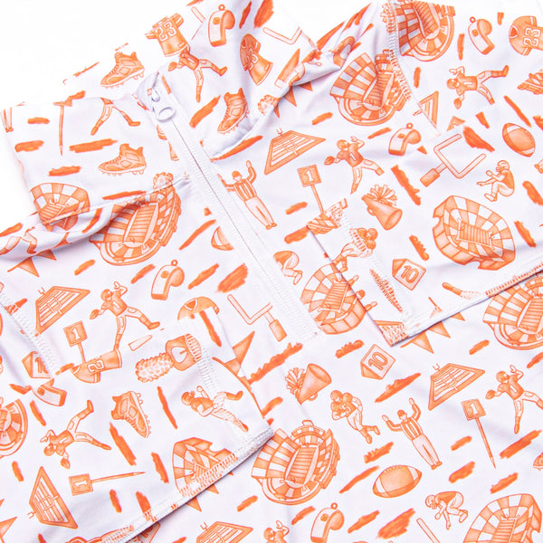 Tailgates and Touchdowns Pullover, Orange