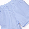 Day at the Beach Embroidered Short Set, Blue