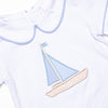 Sails and Sunshine Applique Diaper Set, Blue