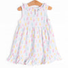 Popsicle Polka Dots Dress, Pink