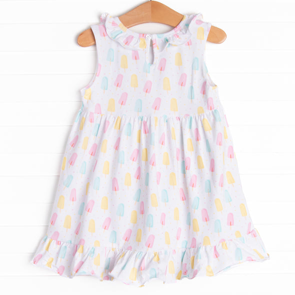Popsicle Polka Dots Dress, Pink