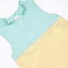 Color Block Clara Dress, Aqua