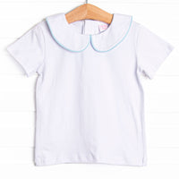 Niles Knit Collared Top, (2 Colors)